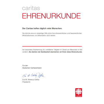 Ehrenurkunde