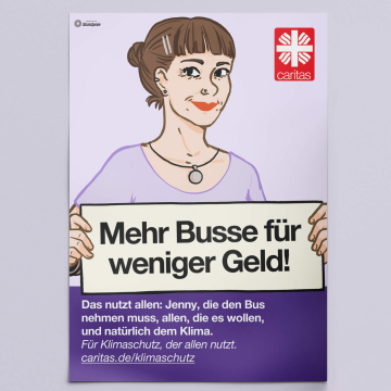 Busse - Forderungsplakat DIN A2 Hochformat